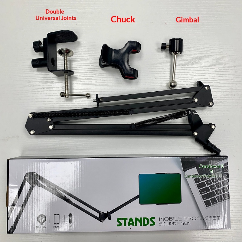 Adjustable Tablet And Phone Bedside Stand For Hands-free Viewing_voghion.com