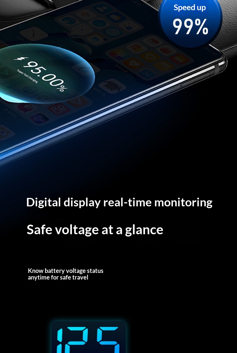 Adattatore multifunzione per caricabatterie da auto con presa accendisigari per ricarica super rapida del telefono cellulare._voghion.com