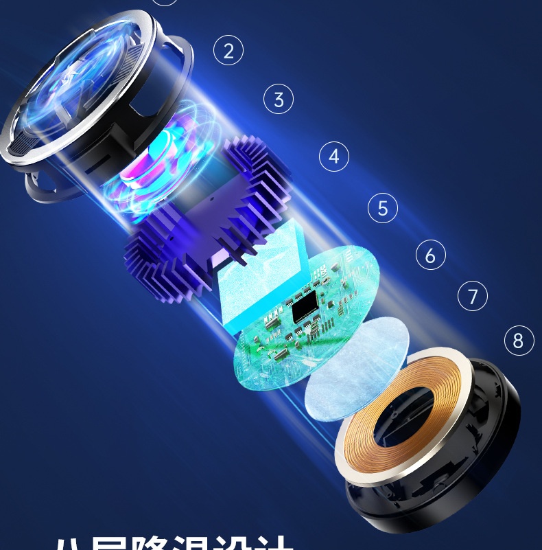 SL05 Mobile Phone Cooler Semiconductor Cooling Suitable For Android Tablets Magnetic Wireless Charging_voghion.com