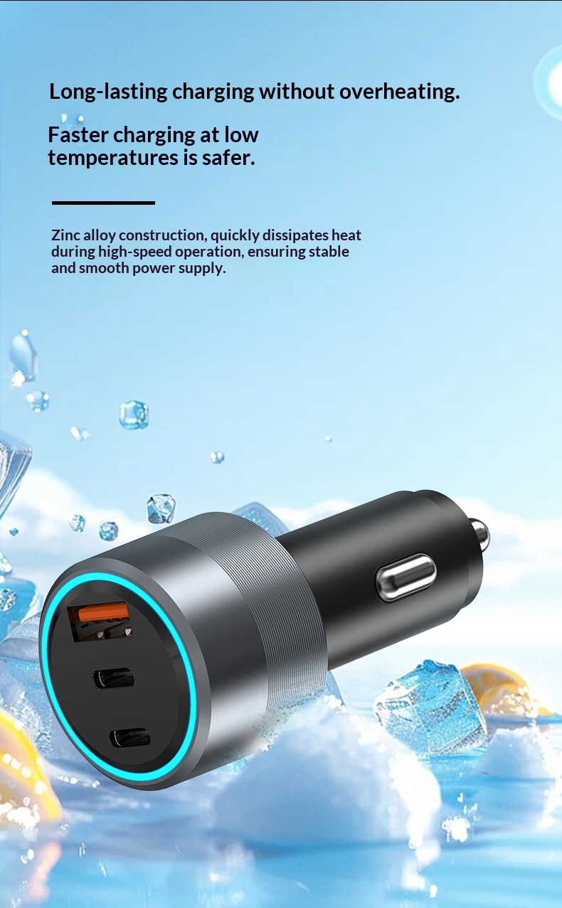 Caricabatterie auto 48w pd e qc3.0 fast charging per cellulari_voghion.com