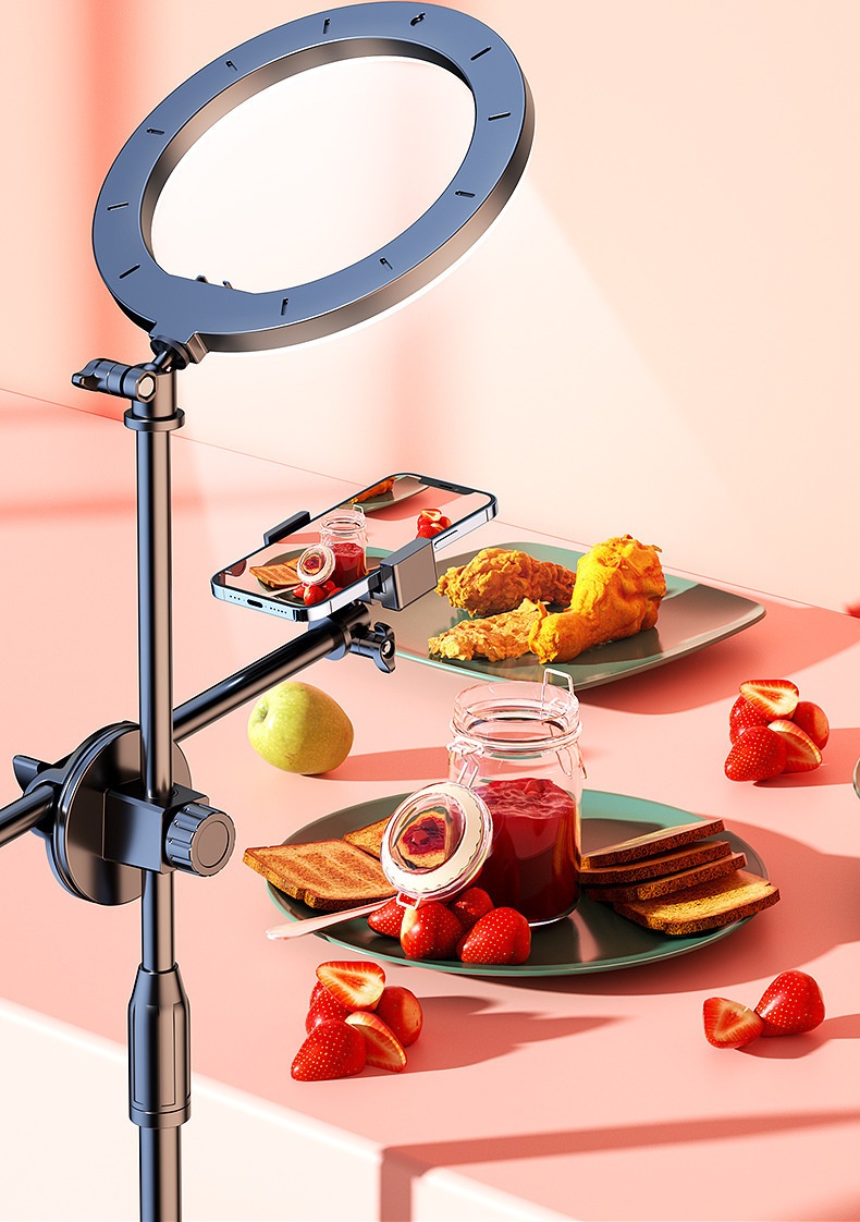 Overhead Phone Stand For Video Recording And Live Streaming_voghion.com