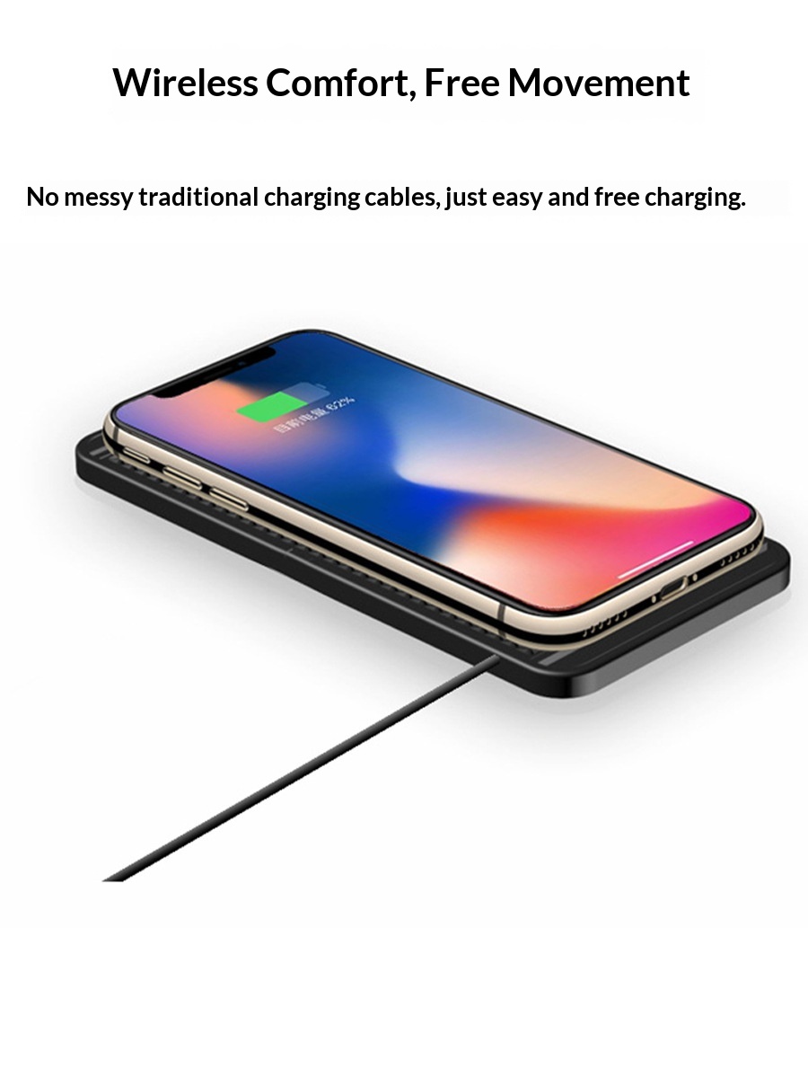 Wireless Car Charger Fast Induction Charging For Samsung Huawei_voghion.com