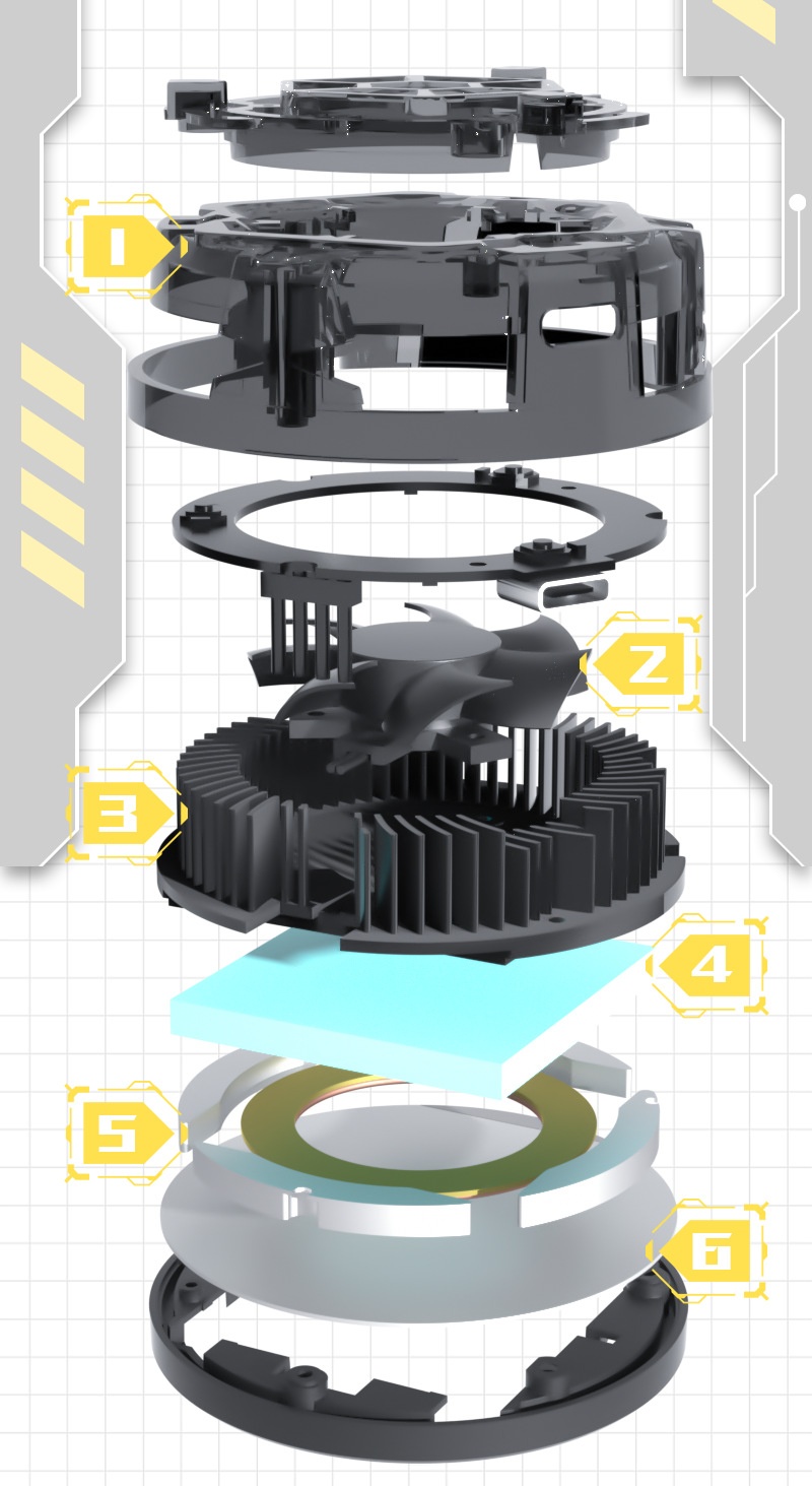 Tccel Ultra Mobile Phone Cooler Magnetic Wireless Charging Semiconductor Cooling Device_voghion.com