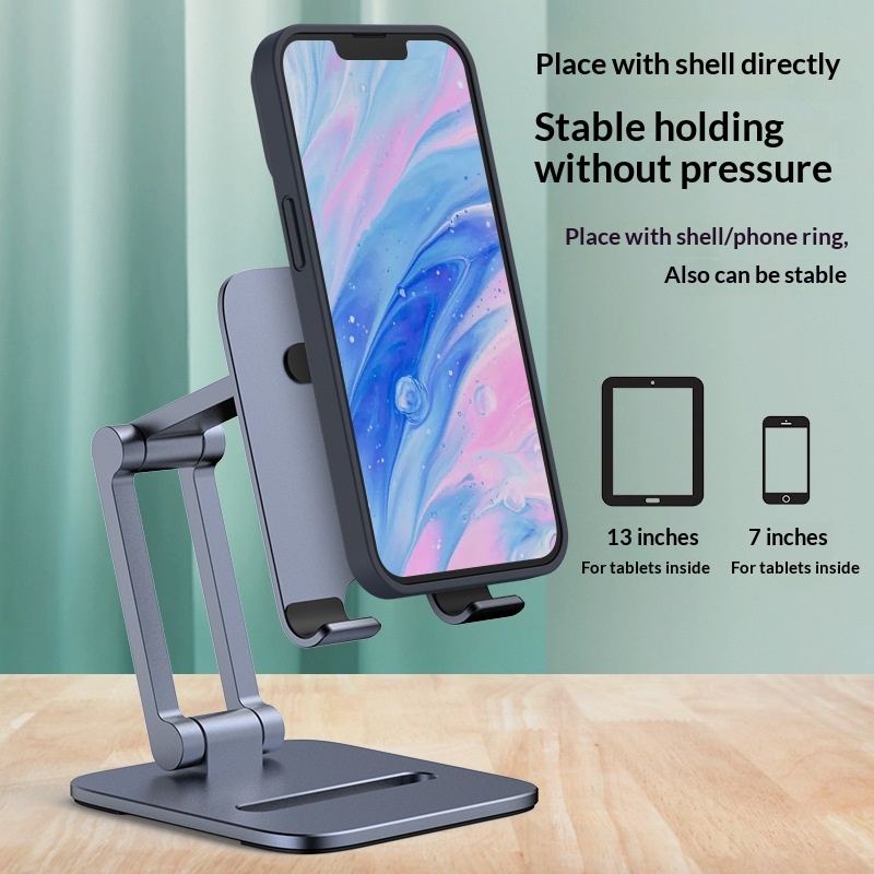 Mobile Phone Desktop, Aluminum Alloy Foldable Universal Support Stand And Tablets, Suitable For Live Streaming,_voghion.com