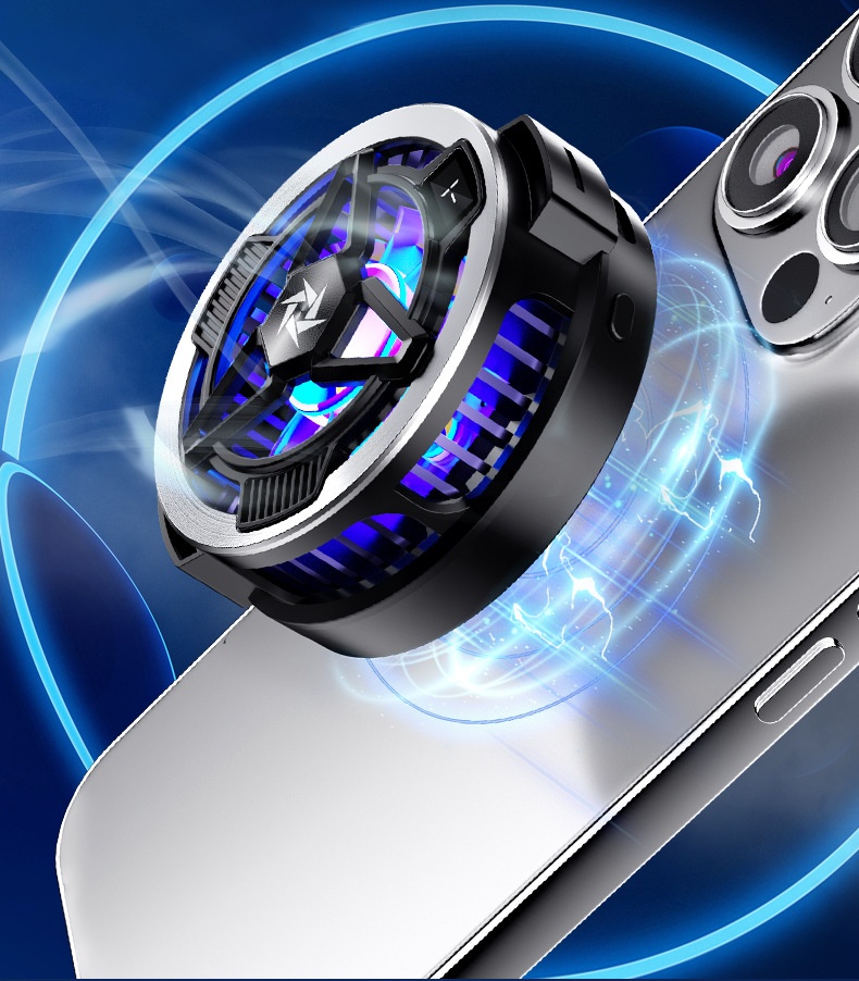 SL05 Mobile Phone Cooler Semiconductor Cooling Suitable For Android Tablets Magnetic Wireless Charging_voghion.com