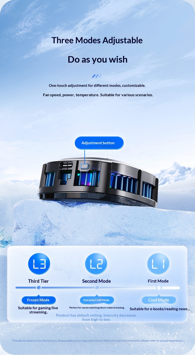 Jinghua Squirrel Convenient Mobile Cooler Semiconductor Wireless Phone Cooling Game Live Streaming Back Clip_voghion.com