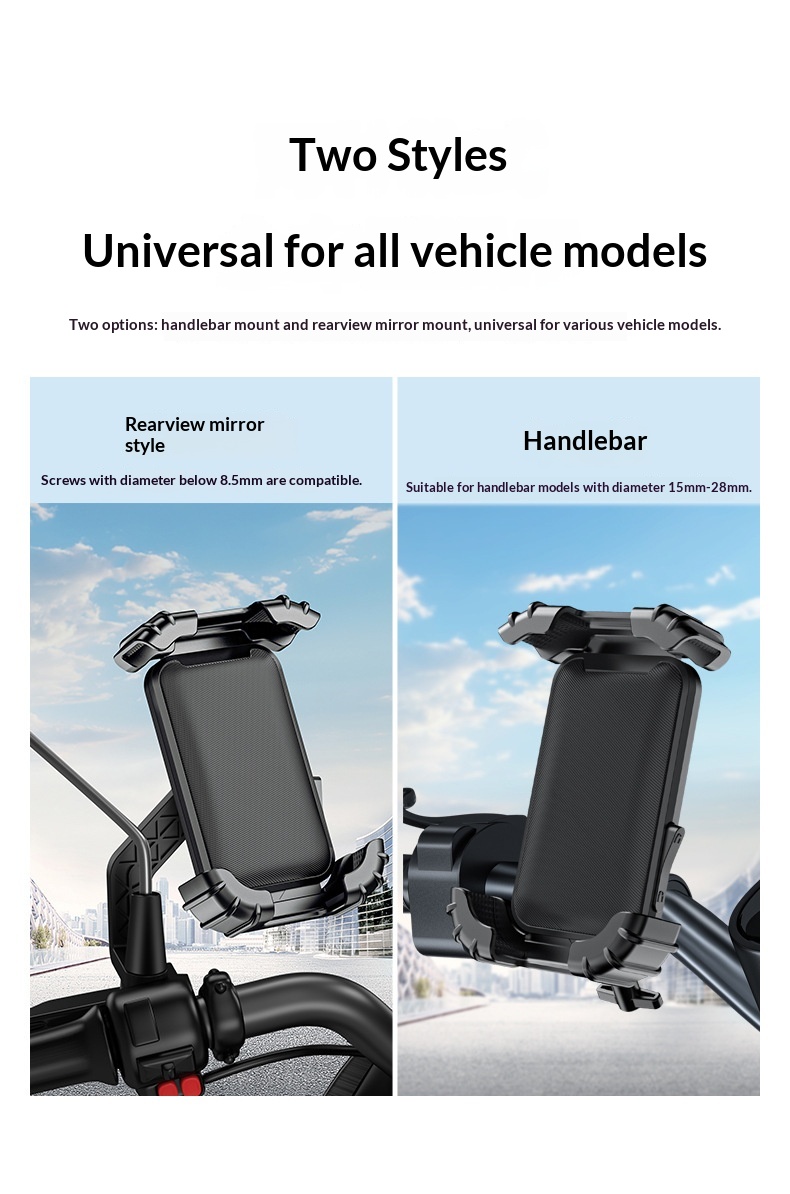 Bike Holder Bicycle Navigation Phone Mount Motorcycle Electric Scooter Tricycle Delivery Shockproof Riding_voghion.com