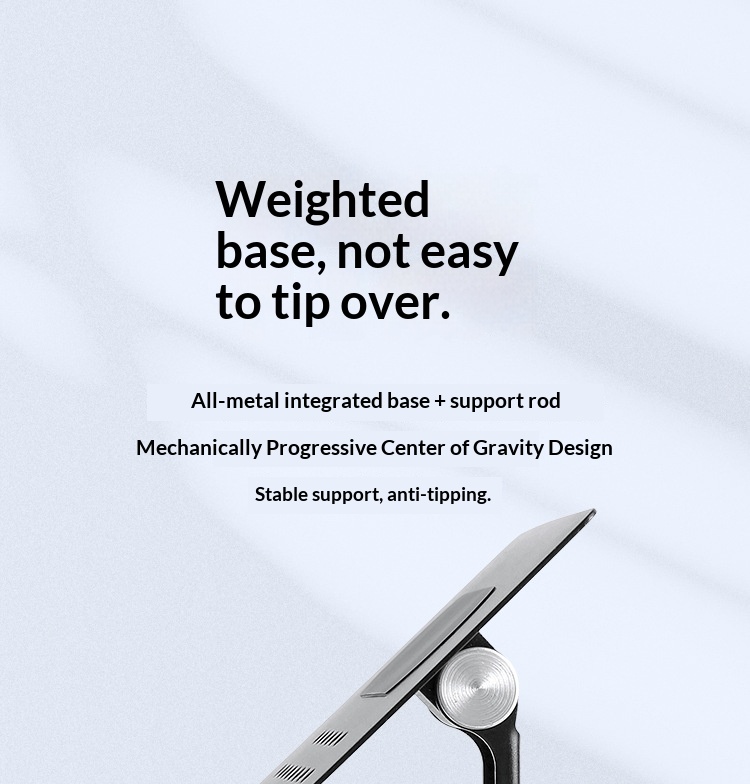 Desktop Laptop Tablet Stand Foldable Adjustable Height Cooling Rack Convenient Storage Base_voghion.com