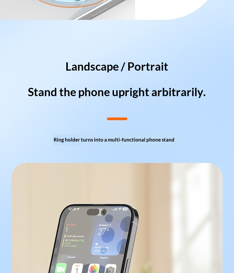 Magnetic Rotating Phone Stand Foldable Desktop Holder For Desk_voghion.com