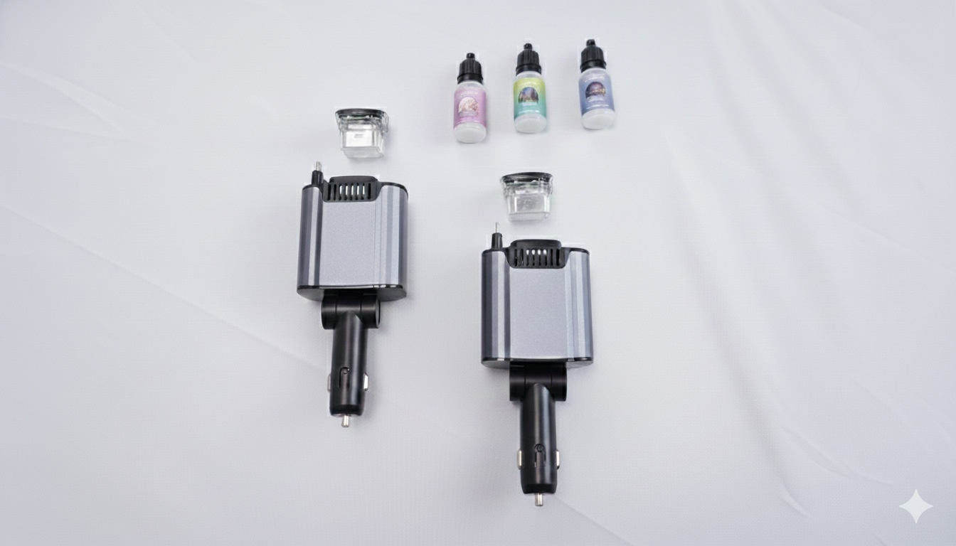 Chargeur voiture multifonction usb charge rapide et veilleuse led_voghion.com