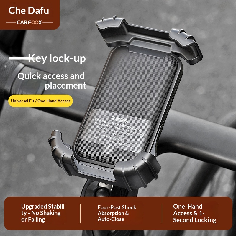 Bike Holder Bicycle Navigation Phone Mount Motorcycle Electric Scooter Tricycle Delivery Shockproof Riding_voghion.com
