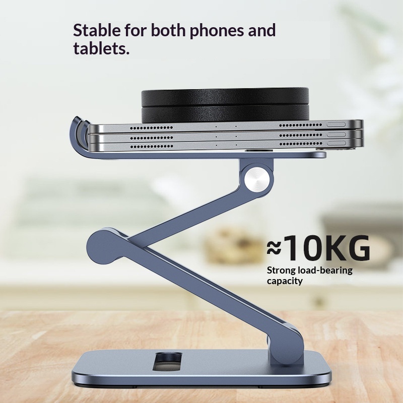 Mobile Phone Desktop, Aluminum Alloy Foldable Universal Support Stand And Tablets, Suitable For Live Streaming,_voghion.com