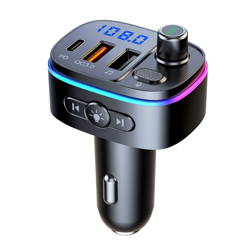 Player PD/QC3.0 Fast Charging T65 Hands-Free Car Bluetooth MP3_voghion.com