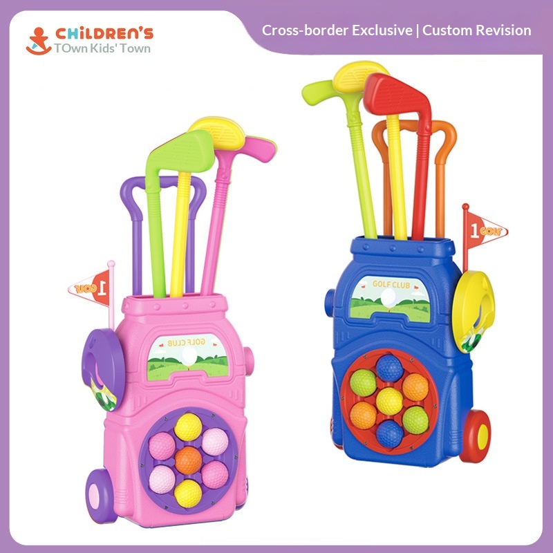 Cross-border Foreign Trade Children's Golf Set Toy Portable Sports Parent-child Fitness Clubs For Outdoor And Indoor Use_voghion.com