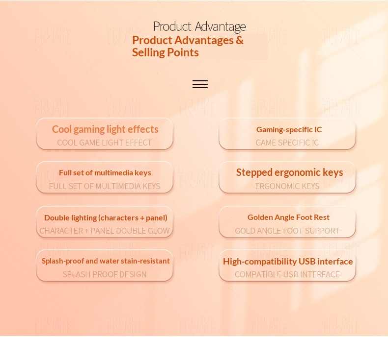 Teclado con cable para juegos Silver Eagle K500, con bloques de color, luminoso y tacto mecánico, accesorios para ordenador de sobremesa._voghion.com