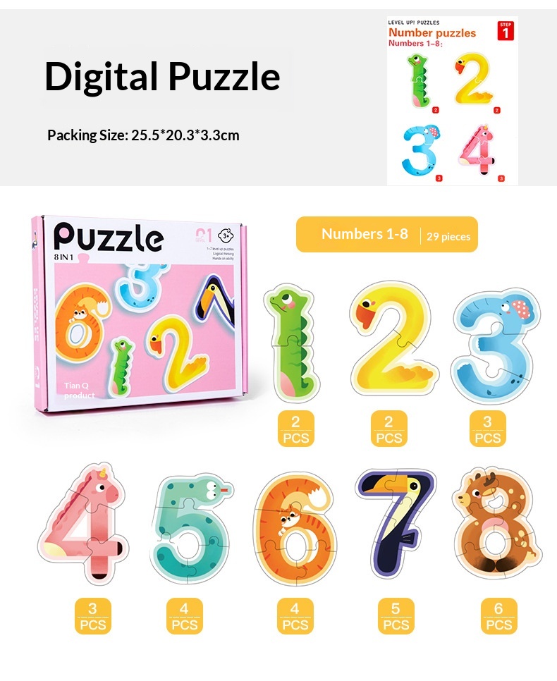 Lernpuzzle Für Kinder Im Kindergartenalter Und Kleinkinder_voghion.com