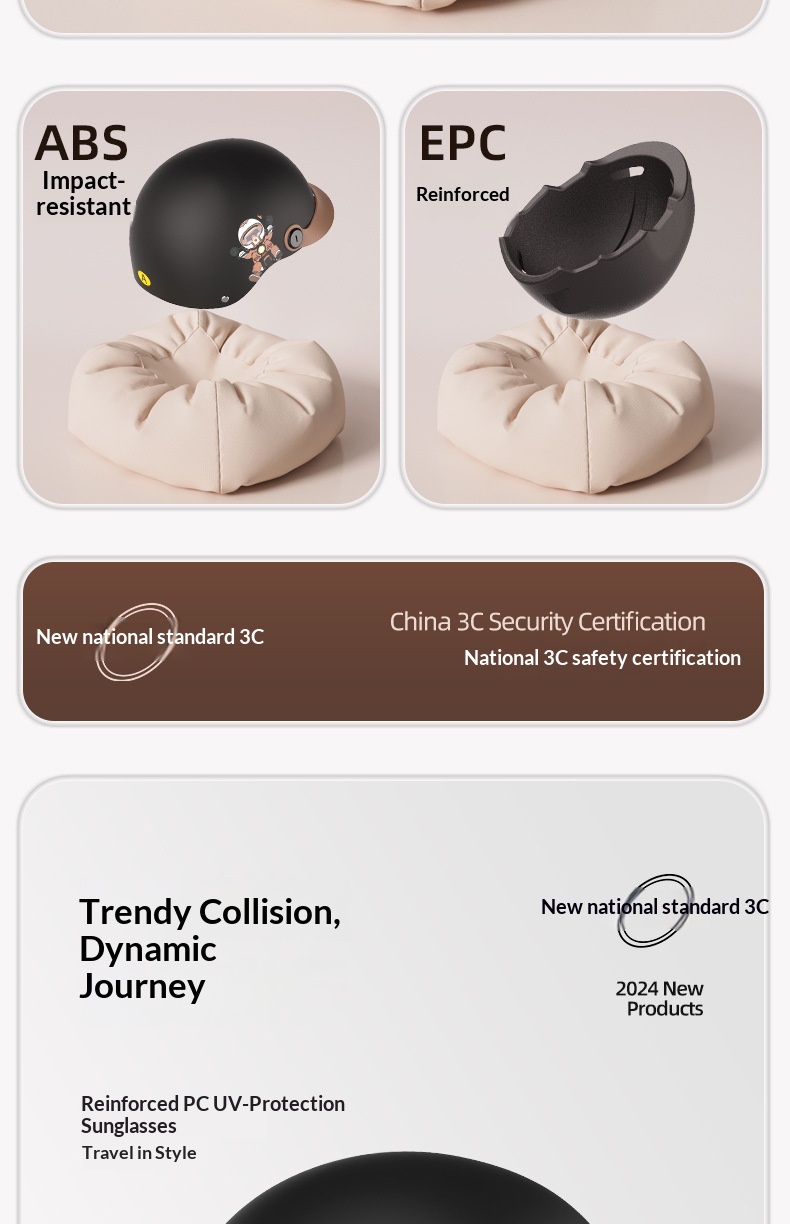 Motorcycle Helmet Summer Lightweight Duckbill Safety Helmet_voghion.com