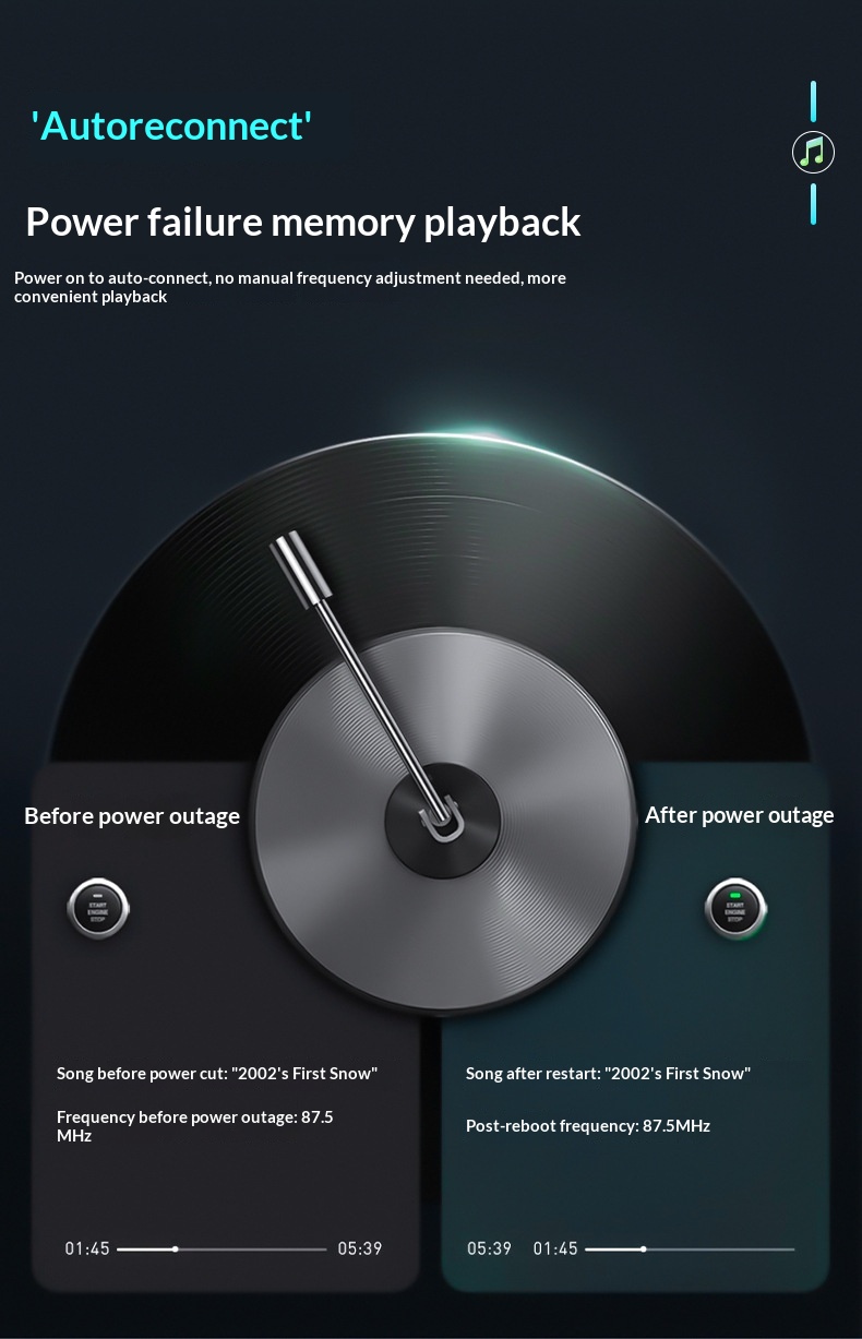 Bluetooth Car Kit Wireless Receiver For Lossless Music Streaming_voghion.com