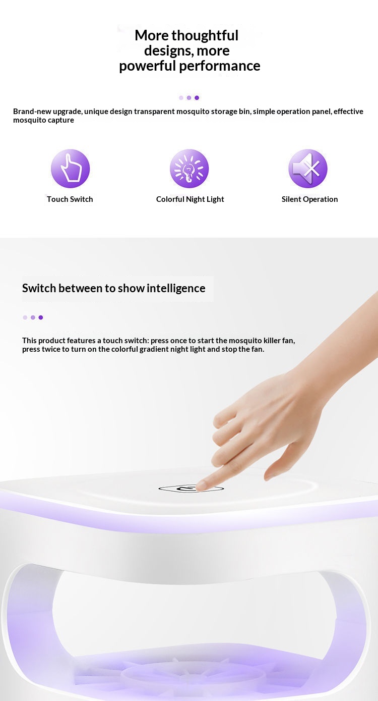 2025 Lamp Repellent Electric Silent Indoor Mosquito Killer Cross-Border E-commerce_voghion.com
