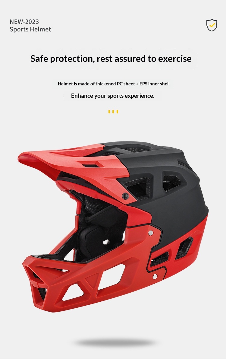 Casco integral de mountain bike para descenso y competición_voghion.com