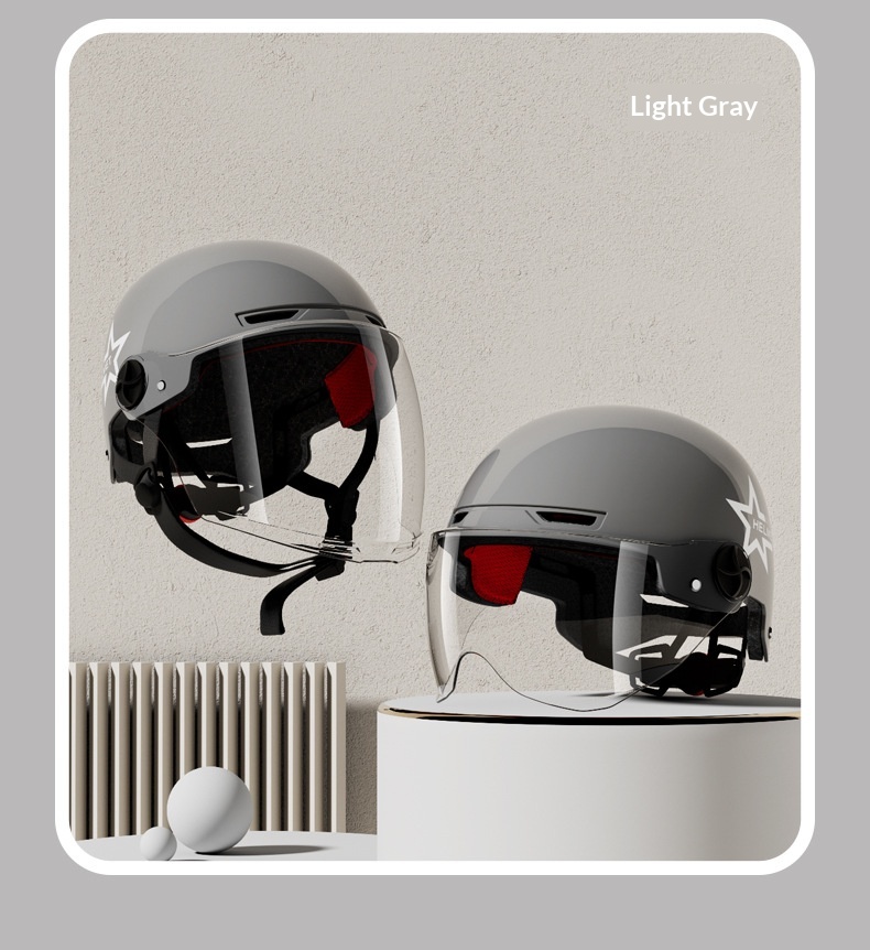 Summer Motorcycle And Electric Scooter Helmet For Unisex_voghion.com