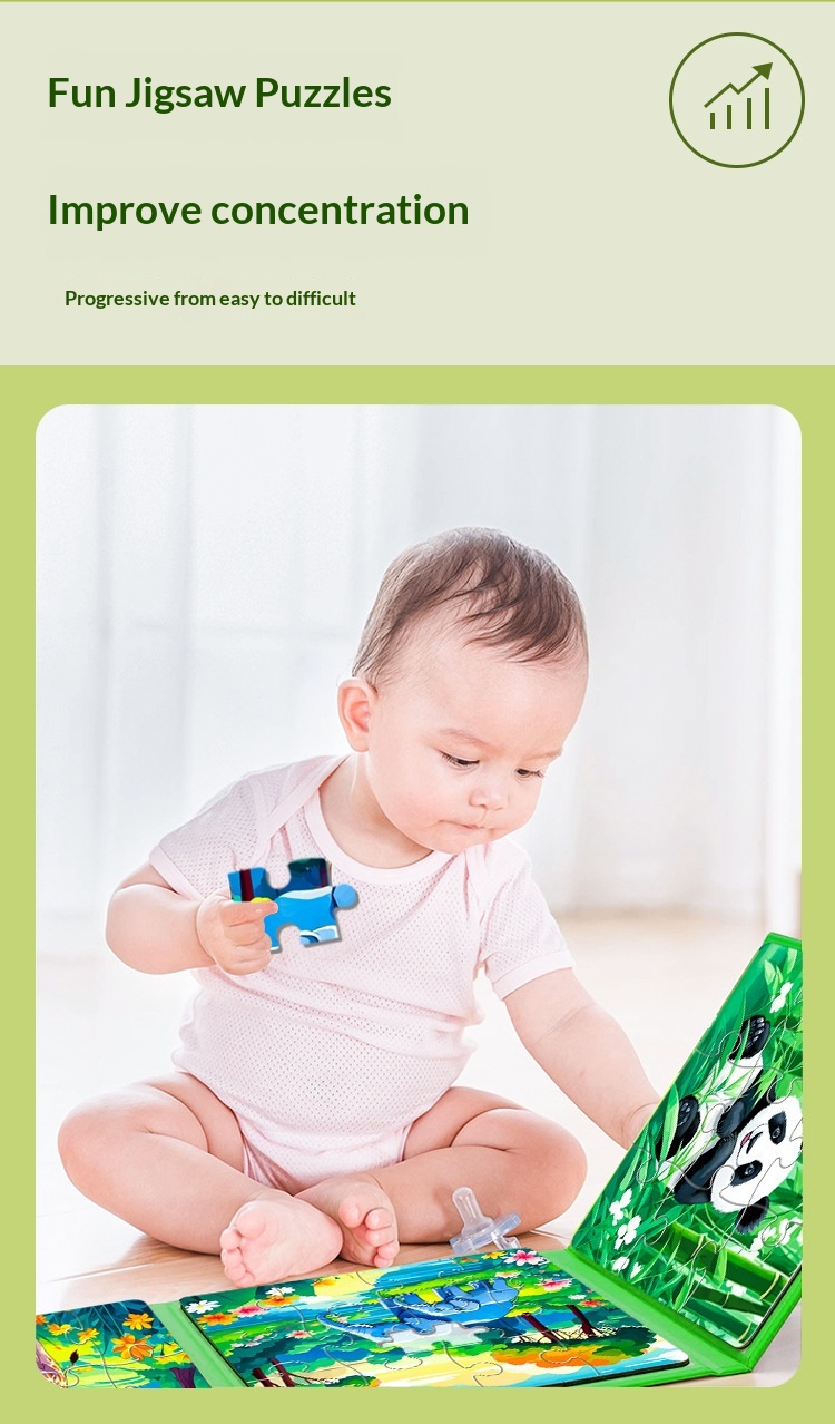 Magnetisches Lernpuzzle Für Kinder Von 3 Bis 6 Jahren_voghion.com