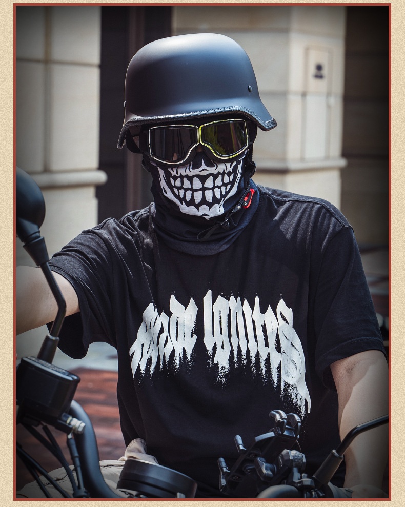 Halbschalenhelm im deutschen Soldatenstil, Retro-Design, für Motorräder, Sommer, Cruiser und Roller, 3C-zertifiziert, Ganzjahres-Ausrüstung_voghion.com