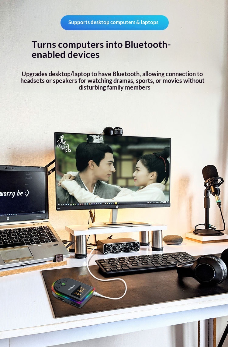 Kit bluetooth para carro adaptador de audio wireless_voghion.com