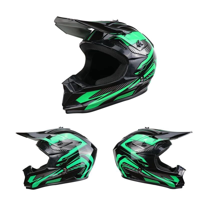 Capacete integral de moto para btt e condução off-road_voghion.com