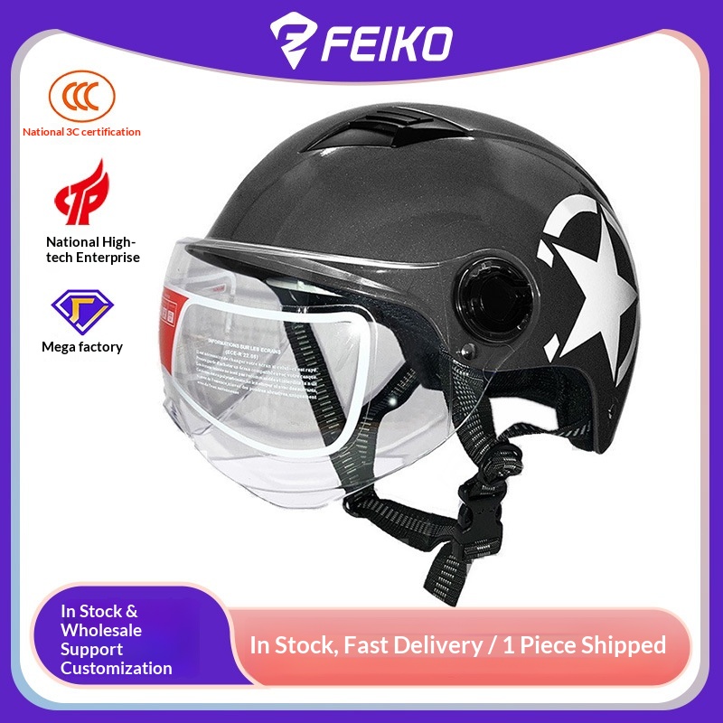 Halbschalenhelm Für Motorrad Und Roller Sommer Sicherheit_voghion.com