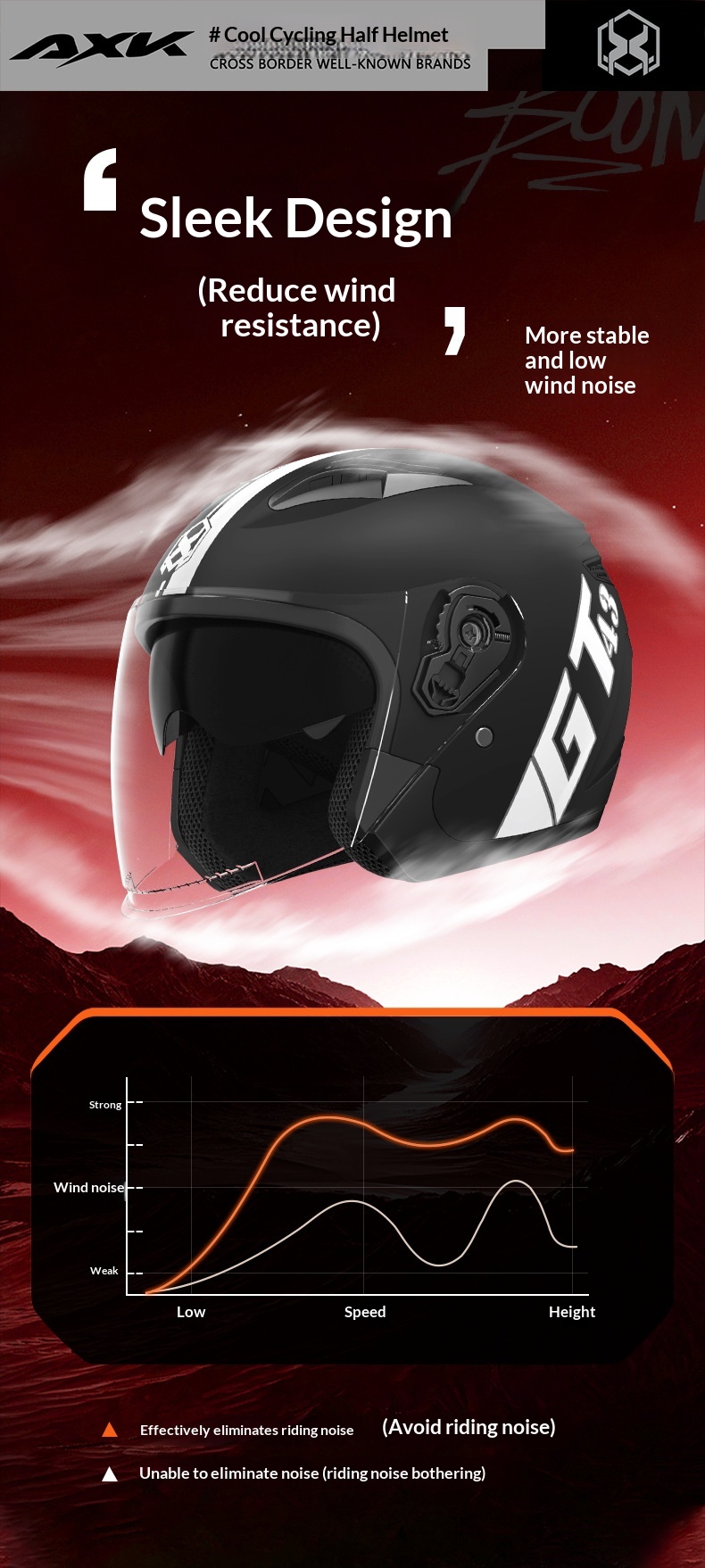 Casco moto jet per uomo e donna casco per scooter quattro stagioni_voghion.com