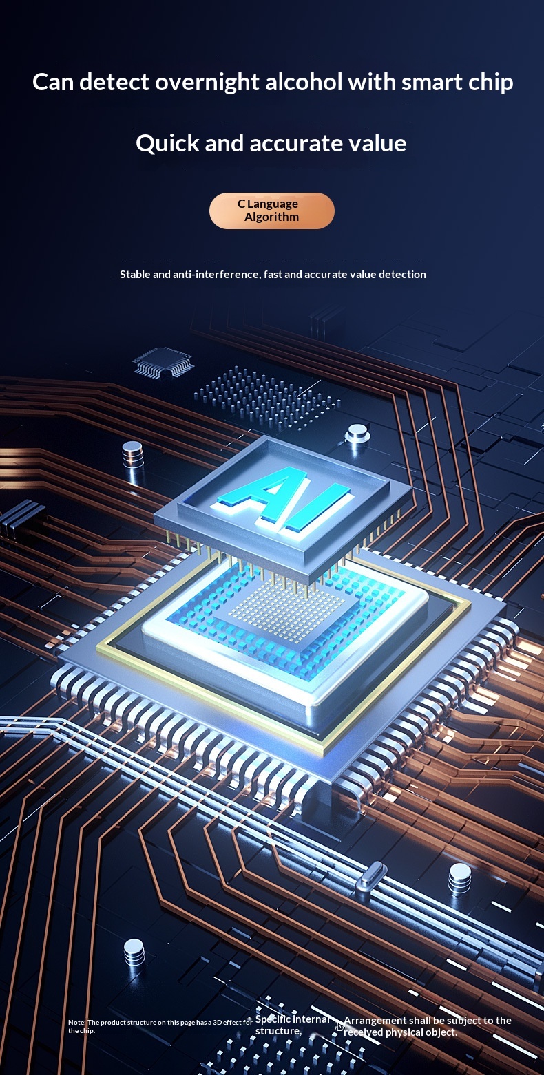 Tester High Precision Blow-Type Drunk Driving Mini Portable Car Alcohol Detector_voghion.com