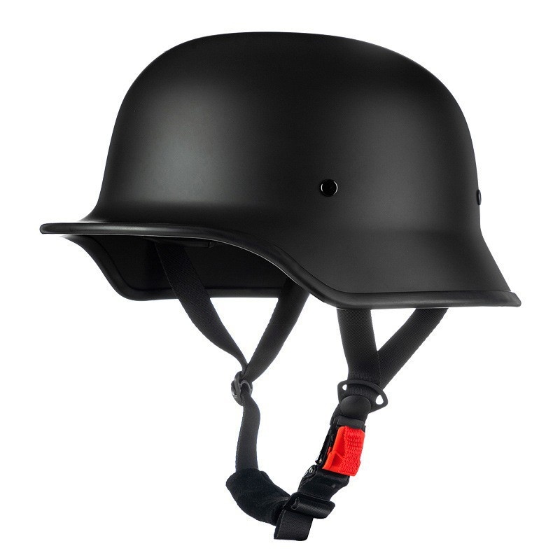 Halbschalenhelm im deutschen Soldatenstil, Retro-Design, für Motorräder, Sommer, Cruiser und Roller, 3C-zertifiziert, Ganzjahres-Ausrüstung_voghion.com
