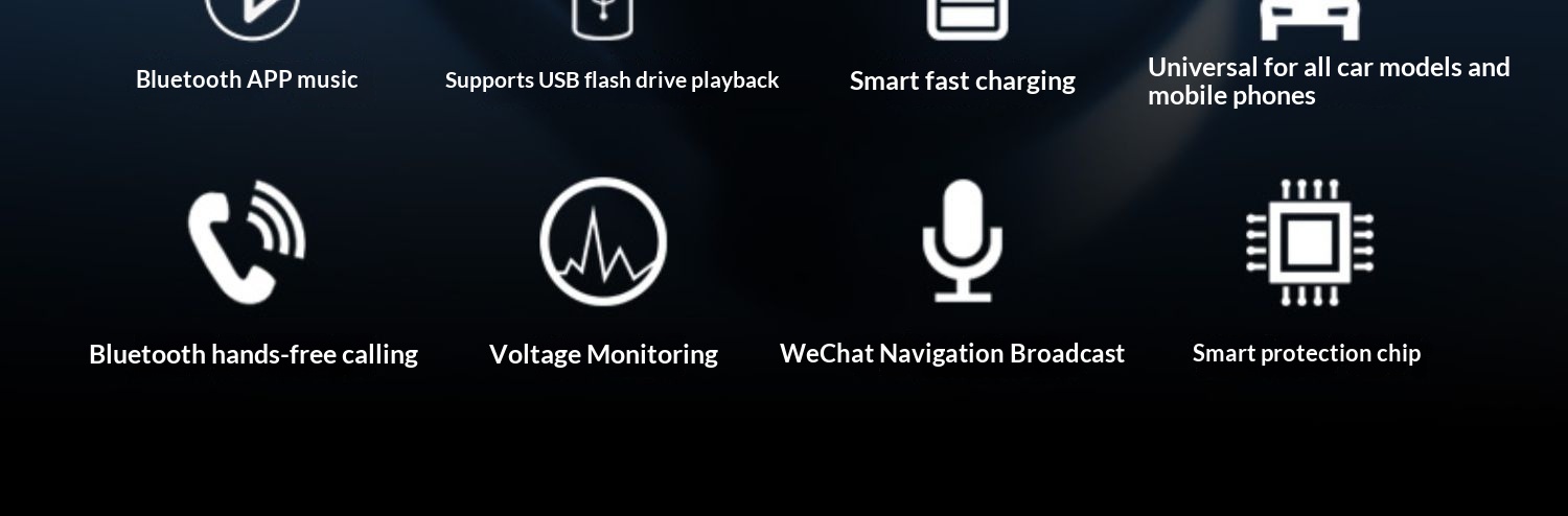 Bluetooth carkit mp3-speler met snellader voor in de auto_voghion.com