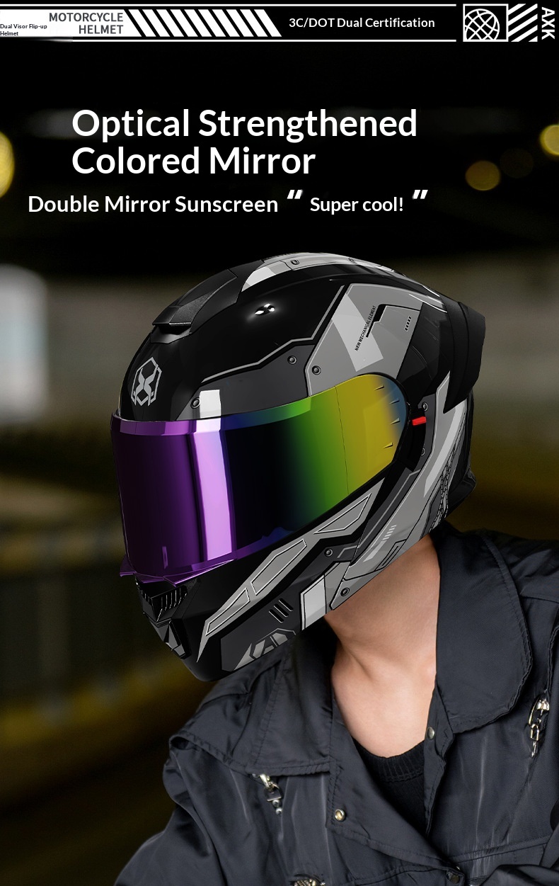 3C/DOT Certified Motorcycle For Men, Open Face Helmet, All-Season Universal, Motorbike Riding, Women's Electric Bike_voghion.com