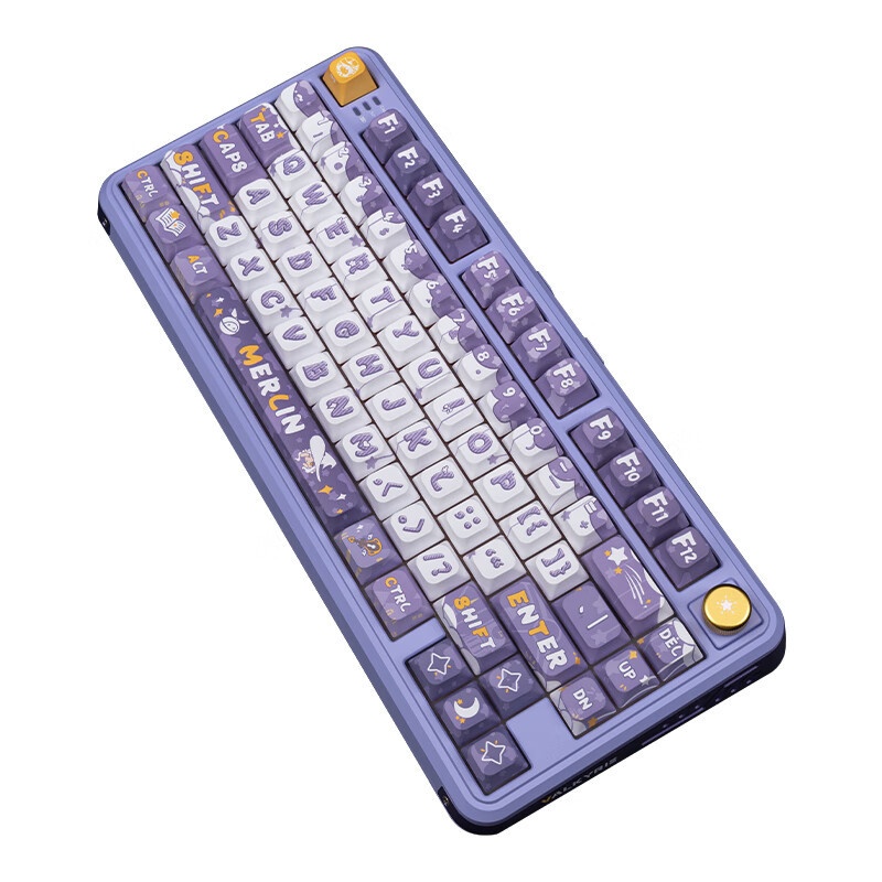 VALKYRIE VK75 Anpassbare mechanische Tastatur mit Tri-Mode 2,4 GHz/Kabelgebunden/Bluetooth Lineare Schalter_voghion.com