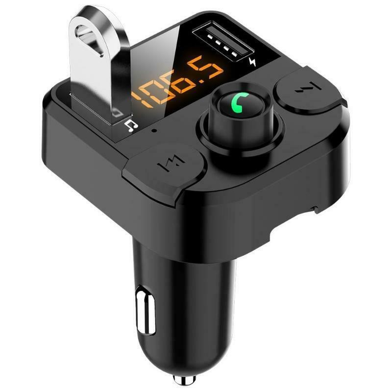BT36B Player Car MP3 Bluetooth Hands-Free Card Slot FM Transmitter_voghion.com