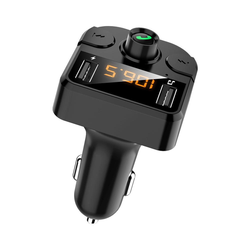 BT36B Player Car MP3 Bluetooth Hands-Free Card Slot FM Transmitter_voghion.com