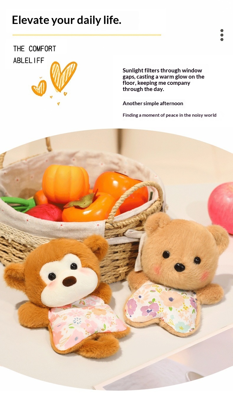 Fun Stress-Relief Doll, Comforting Plush Toy, Healing Squeezable Lamb Figurine, Cute Husky Beanbag_voghion.com
