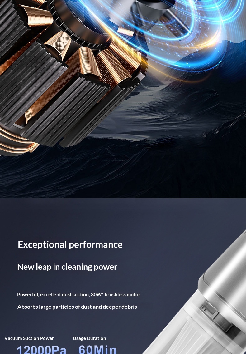 Wireless Portable Handheld Car Vacuum Cleaner For Deep Cleaning_voghion.com