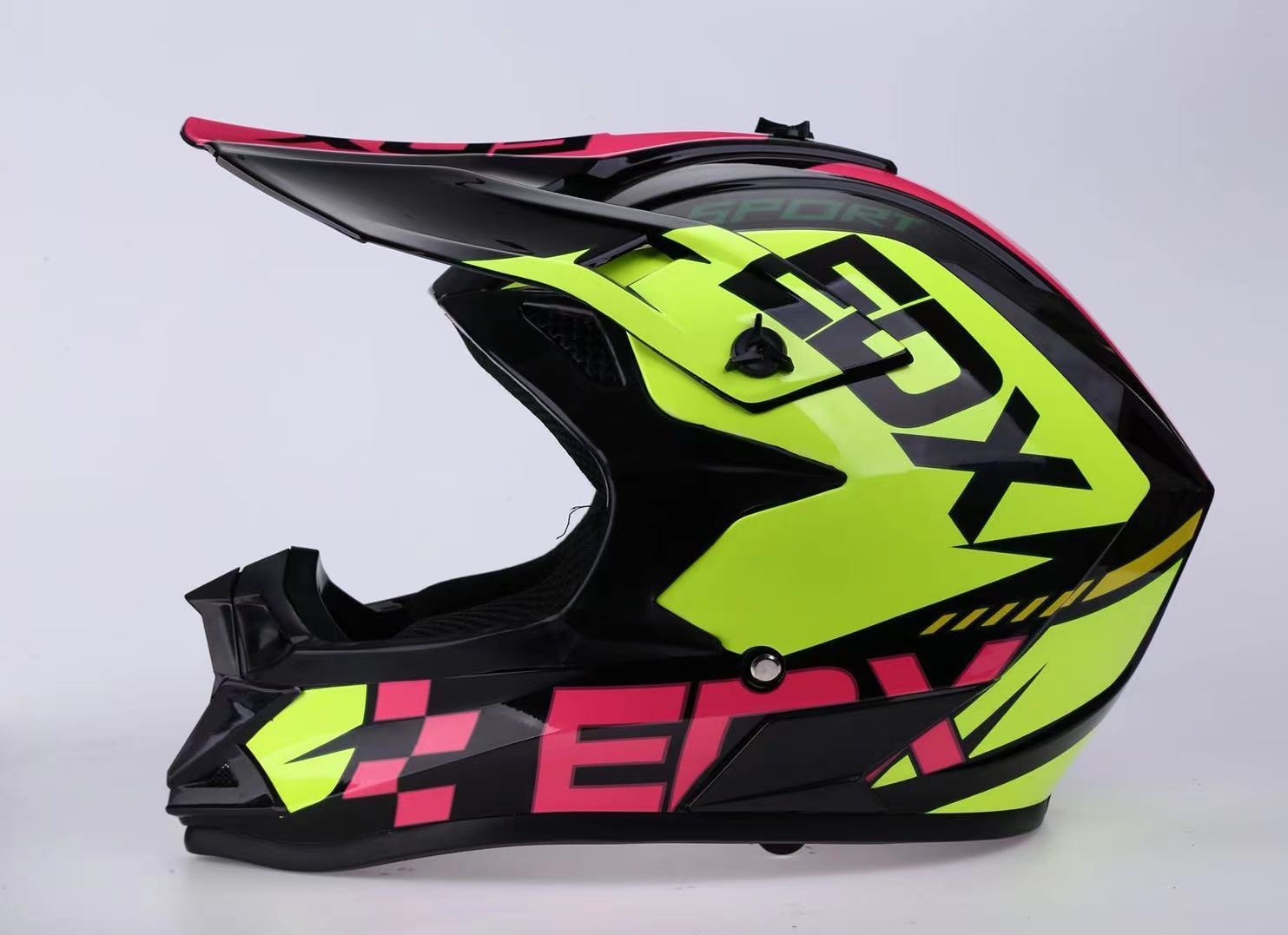 Capacete integral de moto para btt e condução off-road_voghion.com