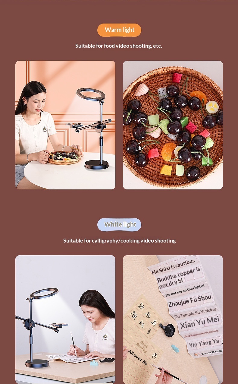 Overhead Phone Stand For Video Recording And Live Streaming_voghion.com