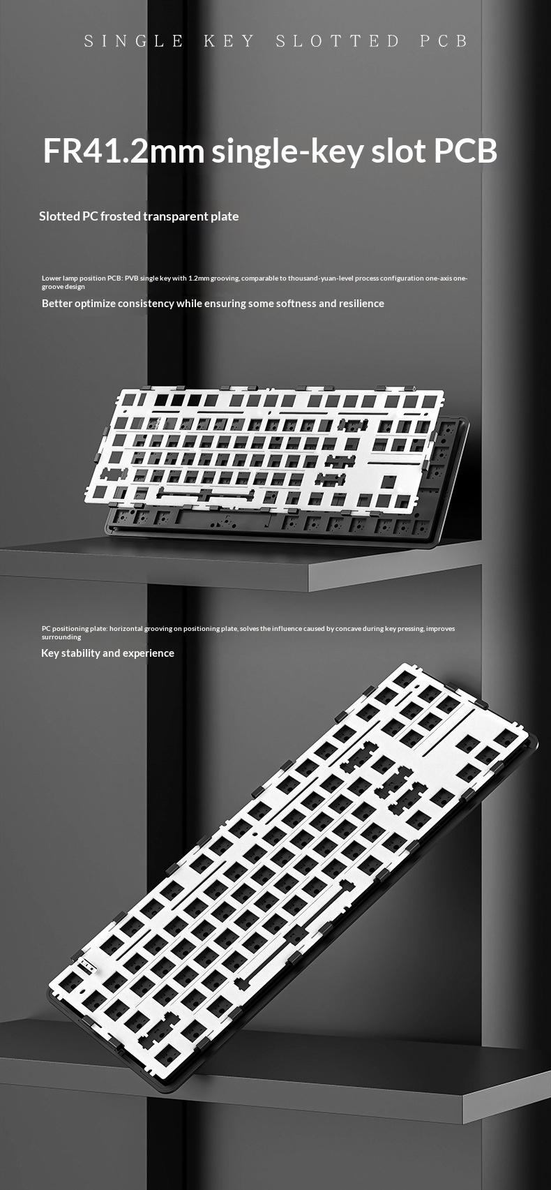 Teclado mecánico inalámbrico Attack Shark X87 con Bluetooth, triple modo, junta personalizable y grabado lateral para juegos._voghion.com