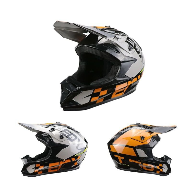 Capacete integral de moto para btt e condução off-road_voghion.com