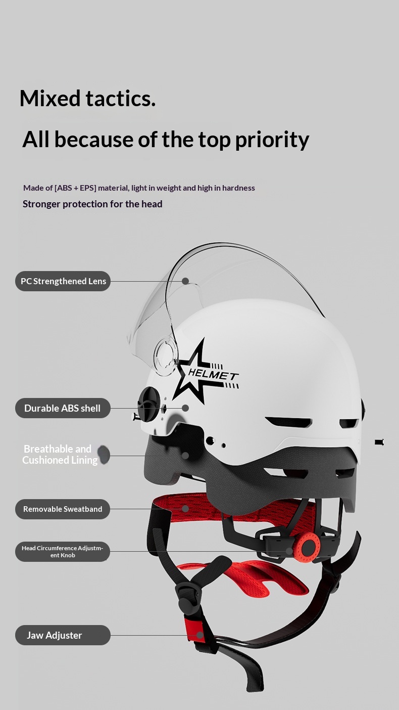 Summer Motorcycle And Electric Scooter Helmet For Unisex_voghion.com