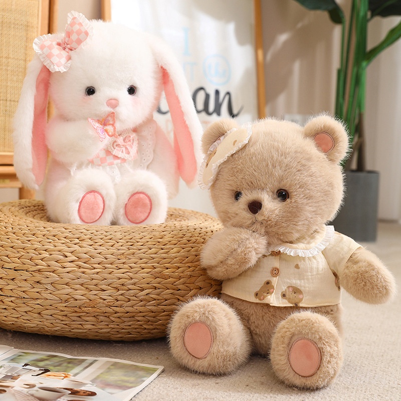 Cute And Sweet Baby-stye Soothing Push Toy, Heaing Rabbit, Eephant, Fox Stuffed Do, Home Decoration Soft Coth_voghion.com