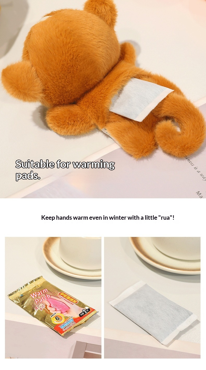 Fun Stress-Relief Doll, Comforting Plush Toy, Healing Squeezable Lamb Figurine, Cute Husky Beanbag_voghion.com