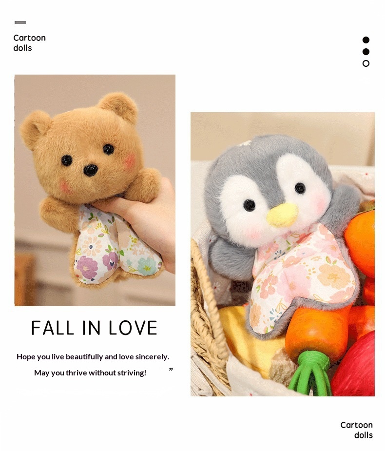 Fun Stress-Relief Doll, Comforting Plush Toy, Healing Squeezable Lamb Figurine, Cute Husky Beanbag_voghion.com