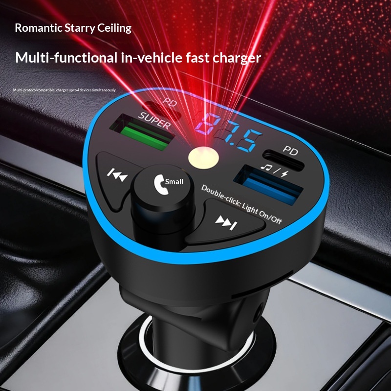 Cross-border Car Charger, Super Fast , Bluetooth Receiver, MP3 High-definition Music Player, Mobile Phone Flash_voghion.com