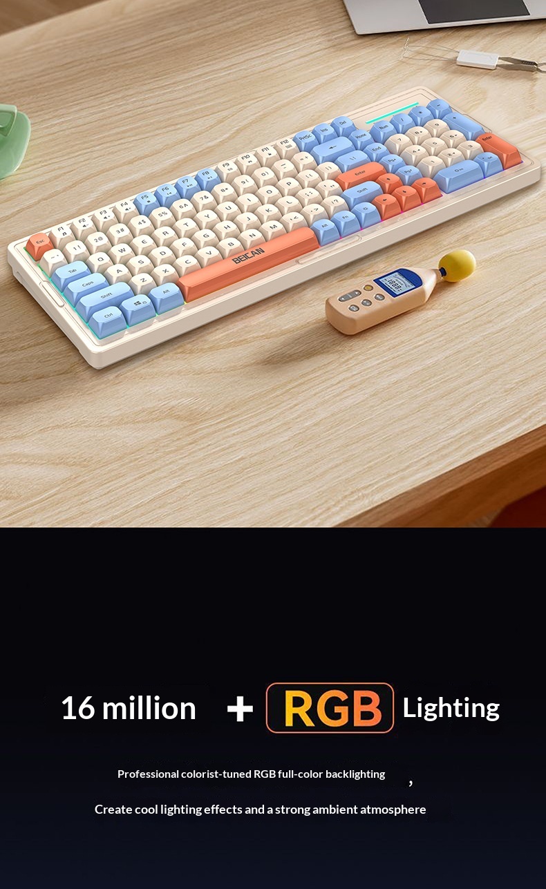 Wired Glowing Mechanical Feel Gaming E-sports Laptop Desktop Computer Peripheral Membrane Keyboard Mouse Set_voghion.com